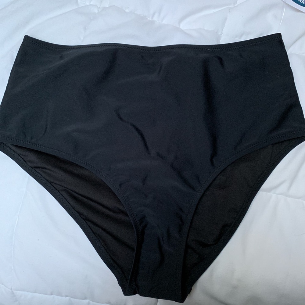 Black High Waisted Swimsuit Bottoms!🖤